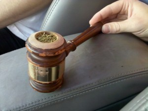 homemade gavel pipe