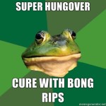 hungover-frog hungover-frog